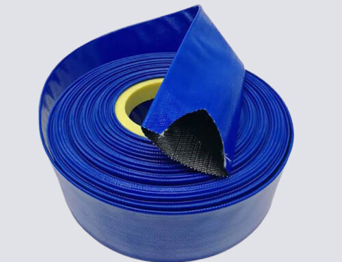 Aptflex-CD Double-Layer PVC Layflat water hose for irrigation, waster discharge with black lining